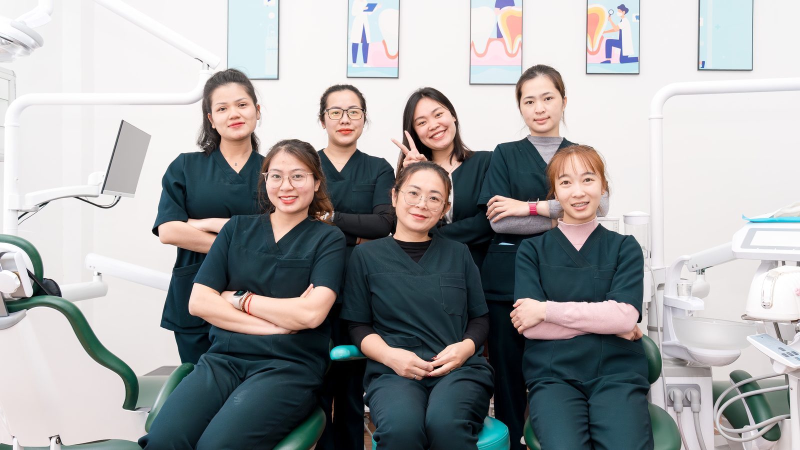 Clinical team at Picasso Dental Clinic Da Lat