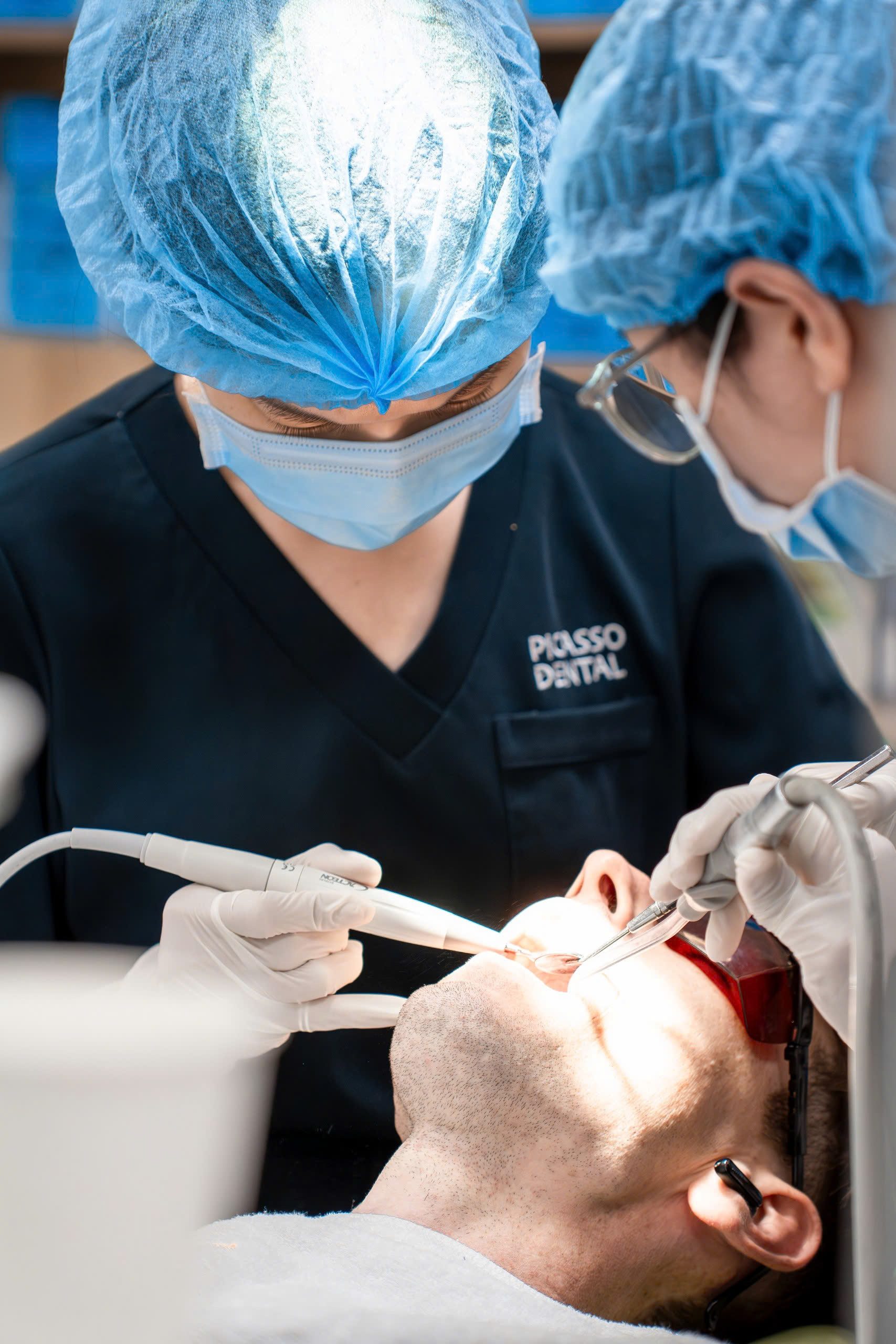 Team consultation at Picasso Dental