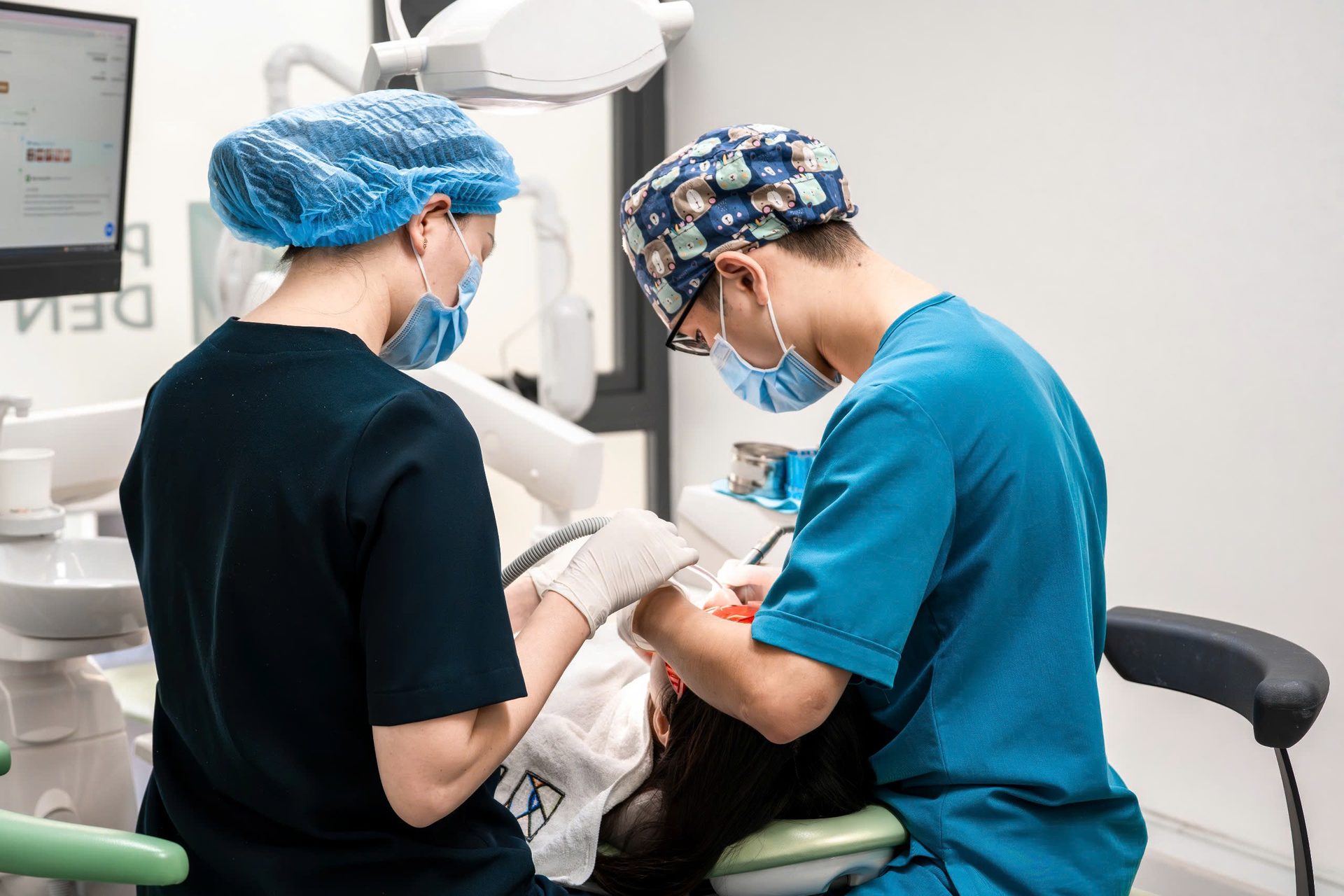 Dental team working at Picasso Dental Clinic